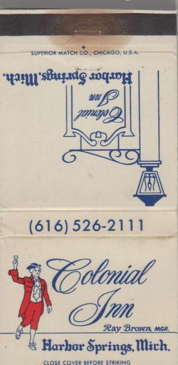 Colonial Inn - Matchbook (newer photo)